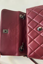 Chanel Dark Red Lambskin Small Trendy CC Flap